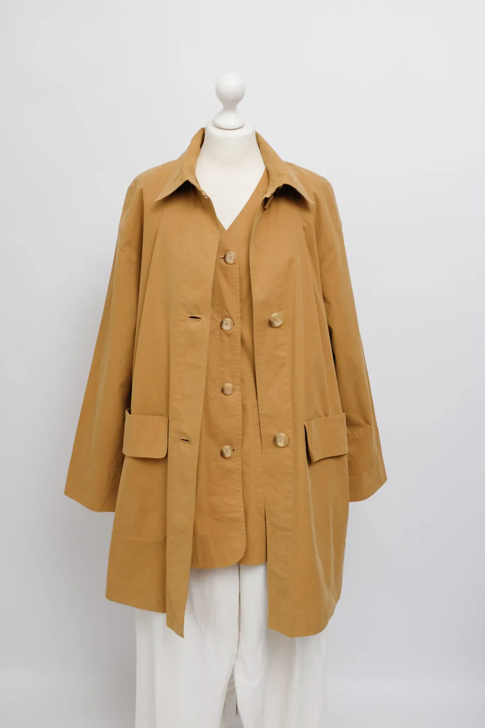 COTTON VEST VINTAGE TRENCH COAT