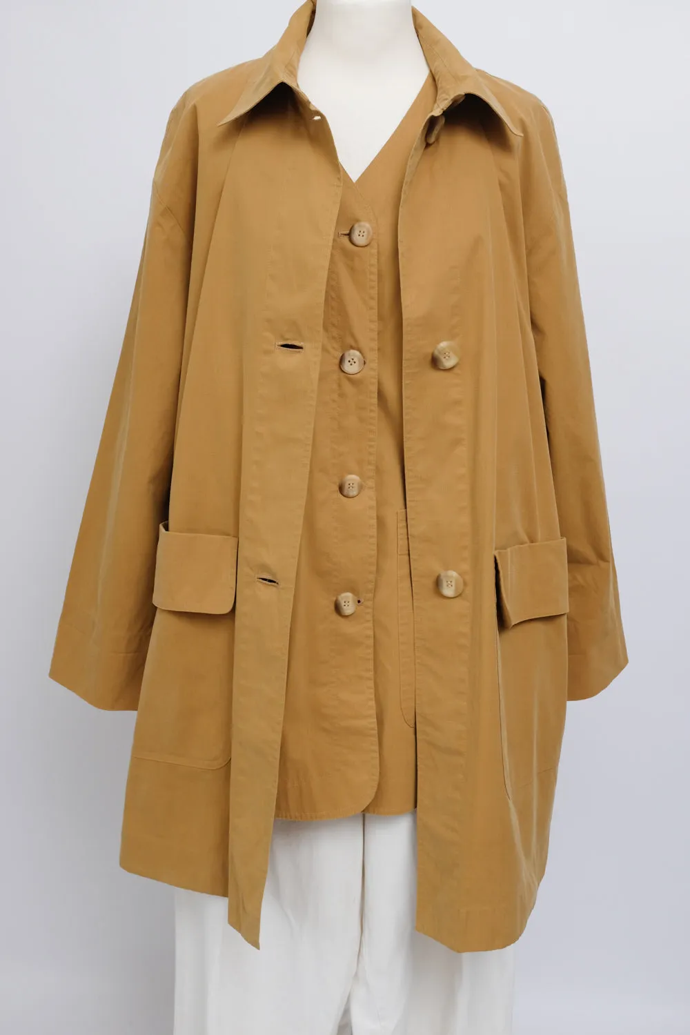 COTTON VEST VINTAGE TRENCH COAT