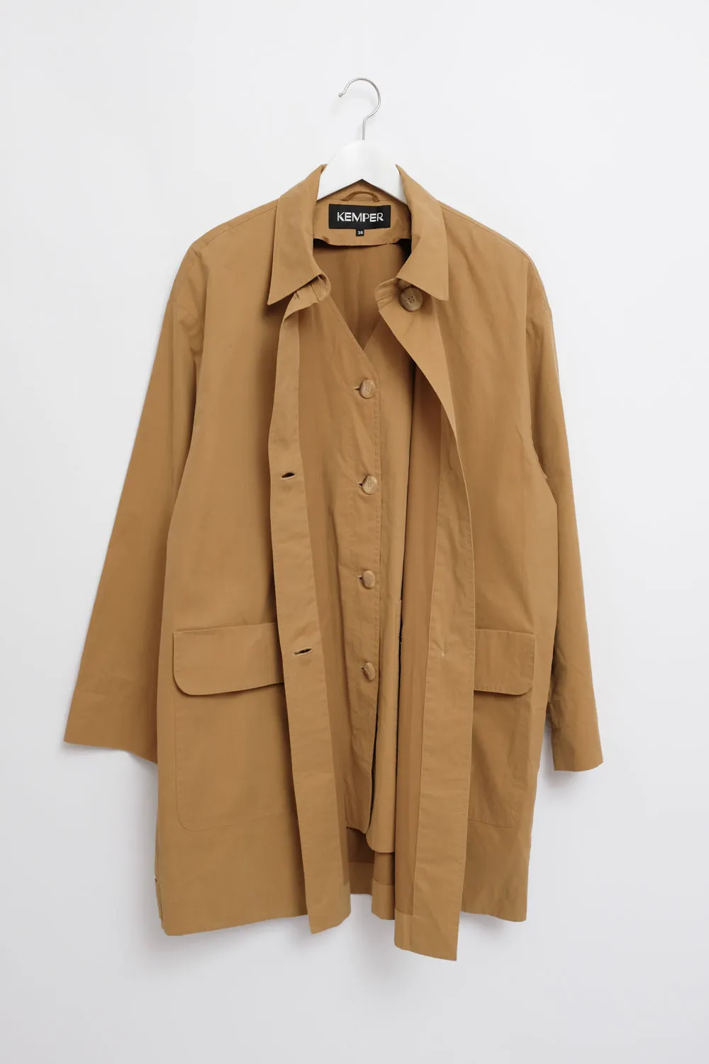 COTTON VEST VINTAGE TRENCH COAT