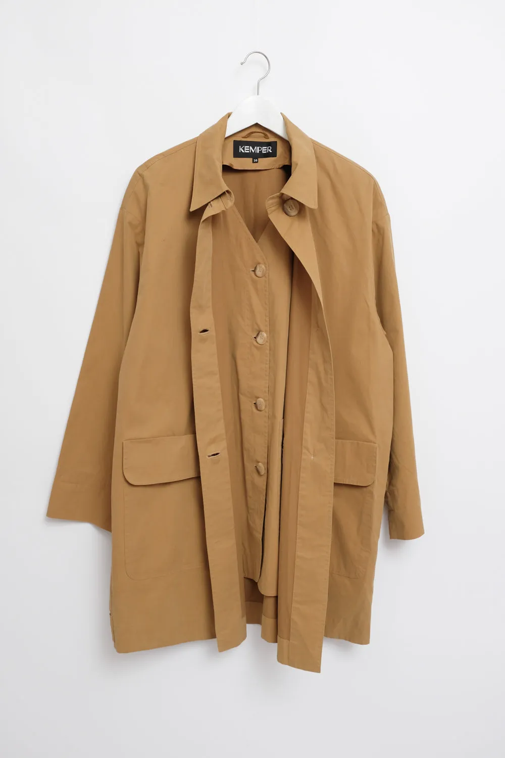 COTTON VEST VINTAGE TRENCH COAT