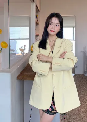 Cover Me Pastel oversize blazer jacket