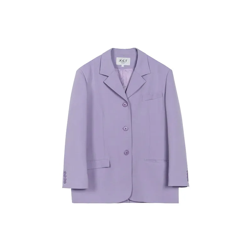 Cover Me Pastel oversize blazer jacket