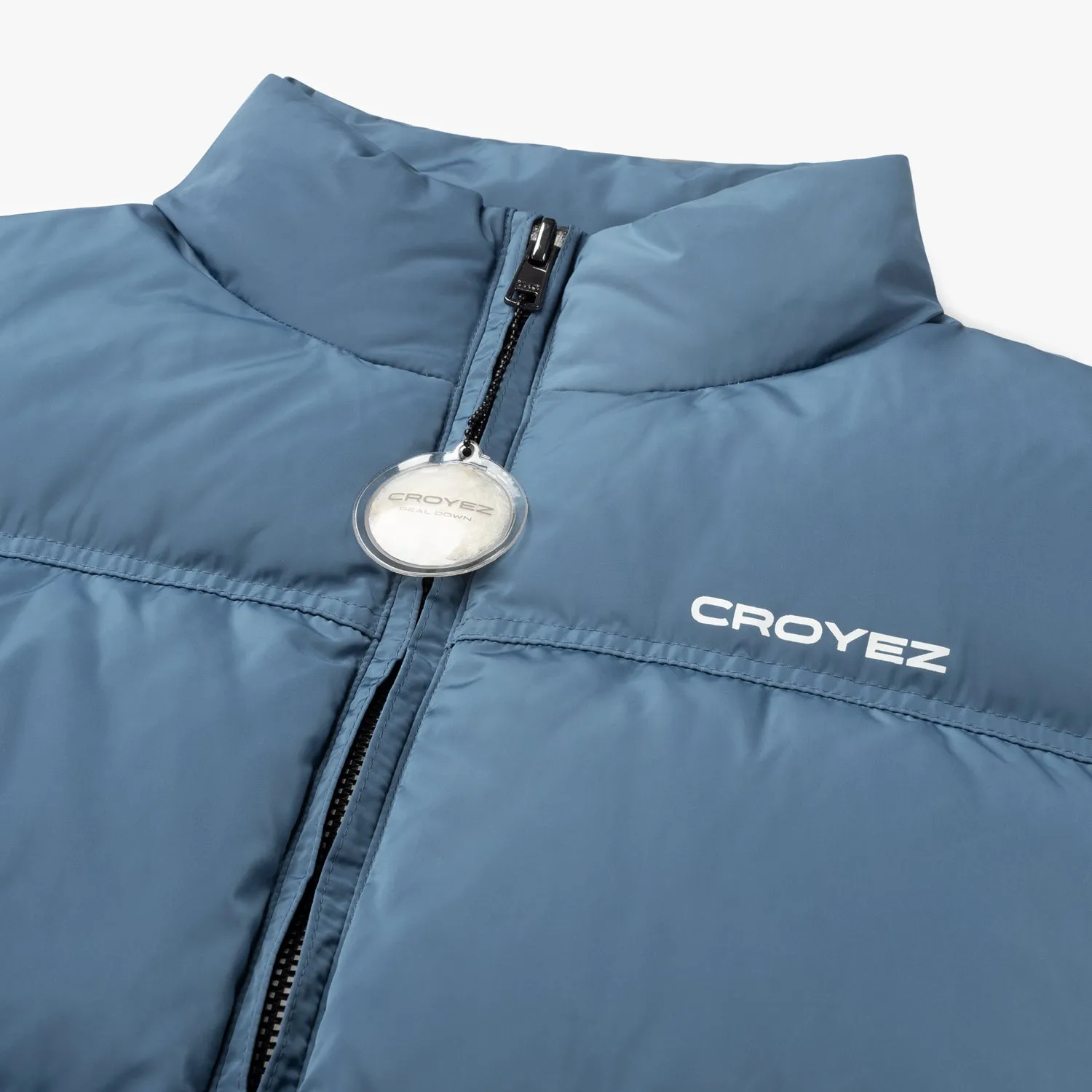 CROYEZ ORGANETTO PUFFER JACKET - VINTAGE BLUE