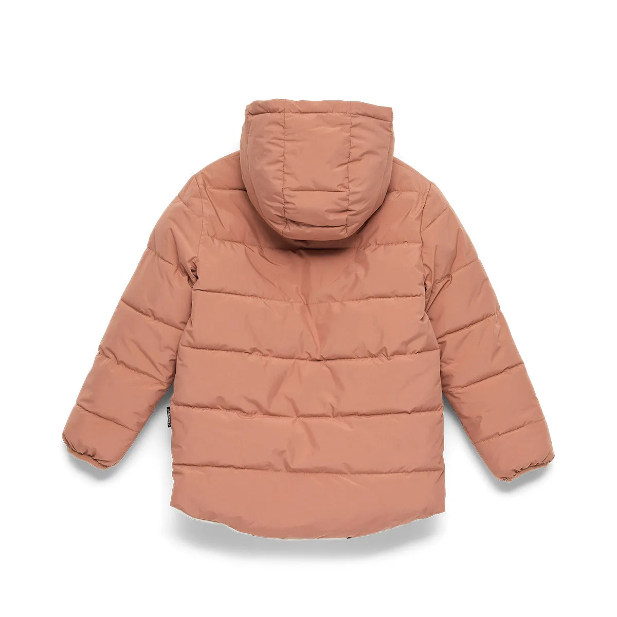 Crywolf Reversible Eco Puffer - Terracotta Wolf