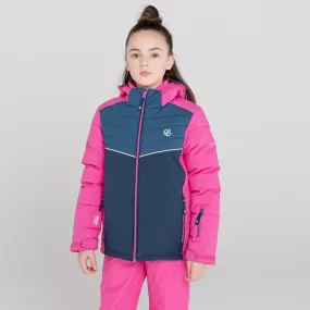 Dare2b Kids Cheerful Waterproof  Ski Jacket-RASPBERRY