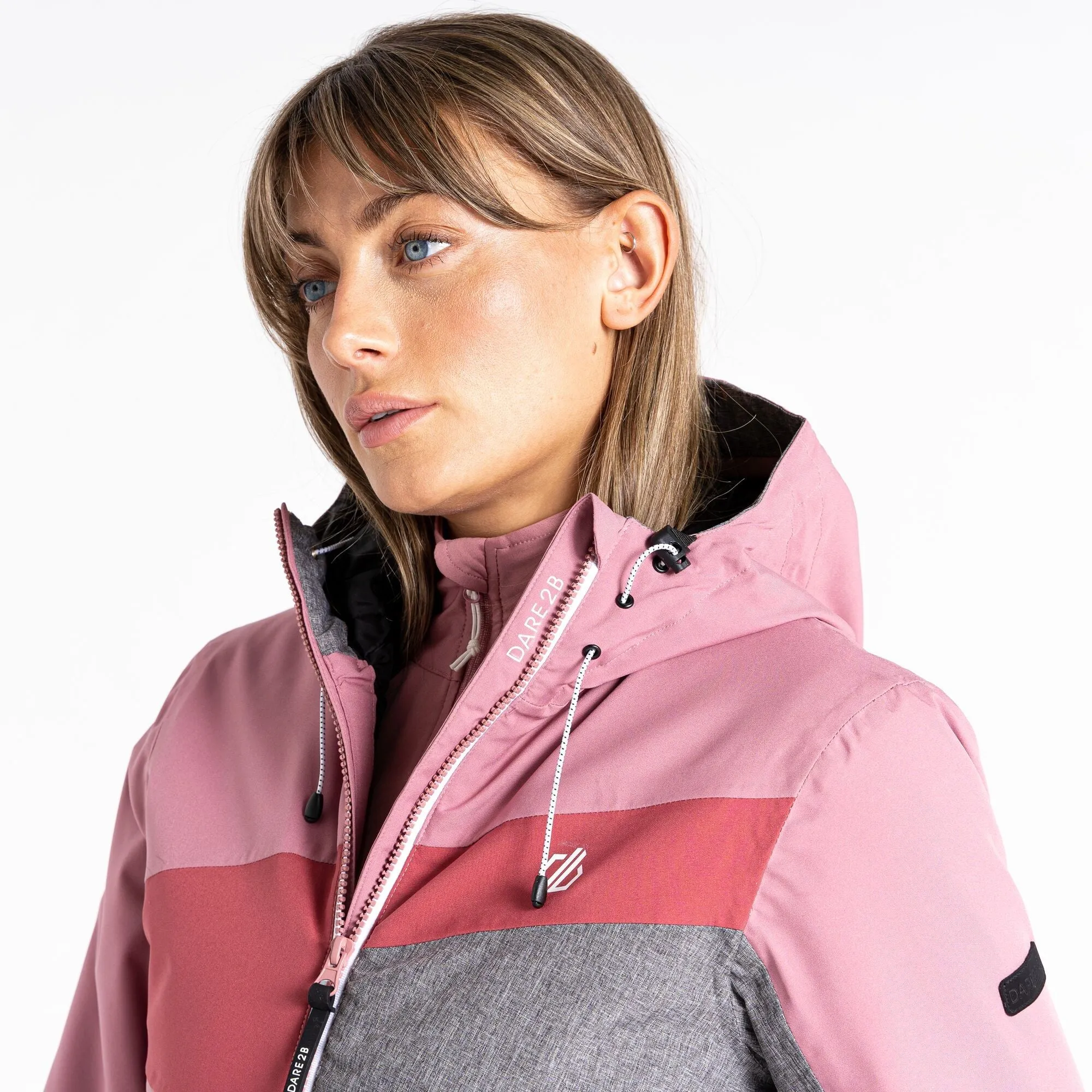 Dare2b Ladies Ice Gleam Ski Jacket -ROSE