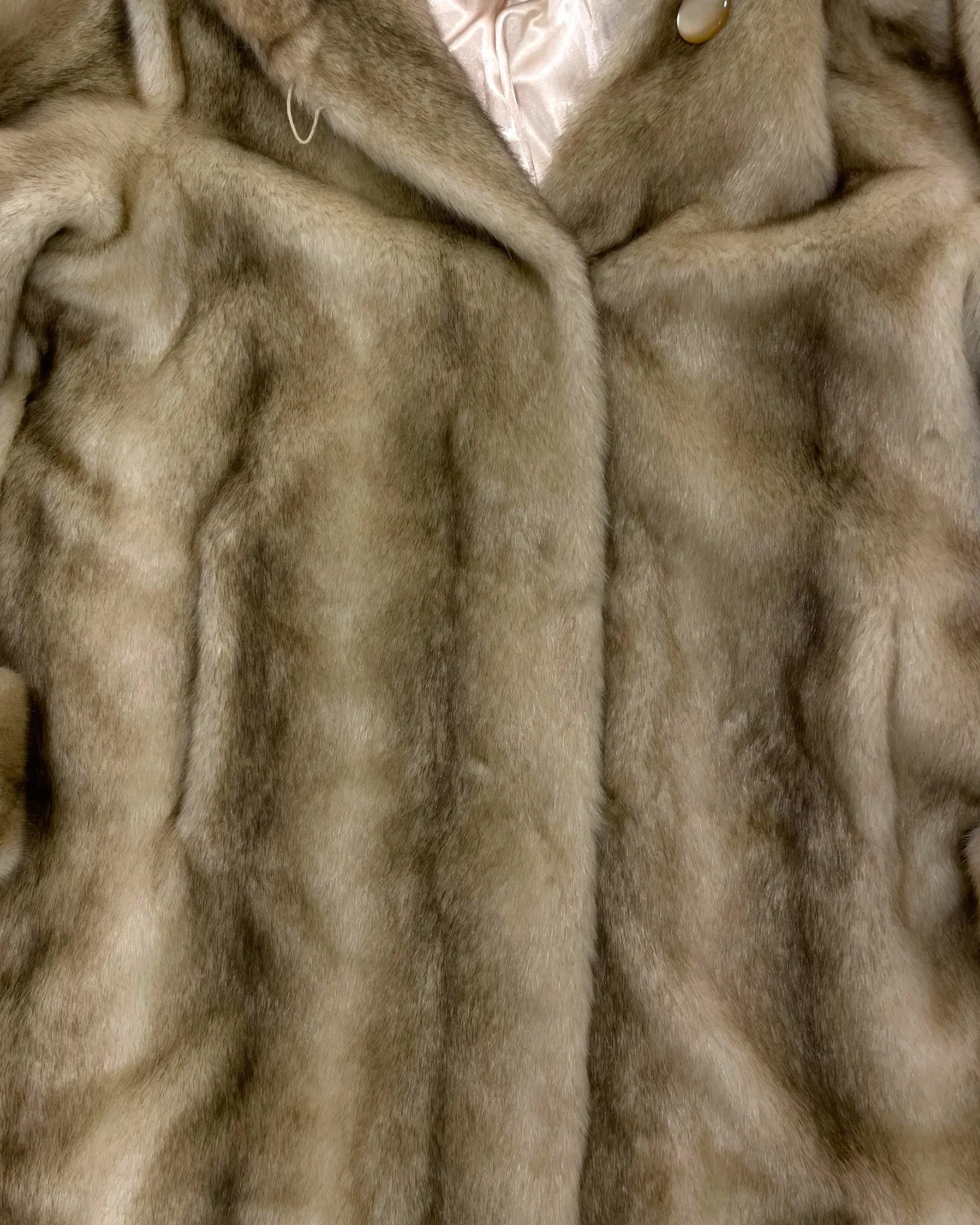 Dennis Basso Faux Fur Coat M