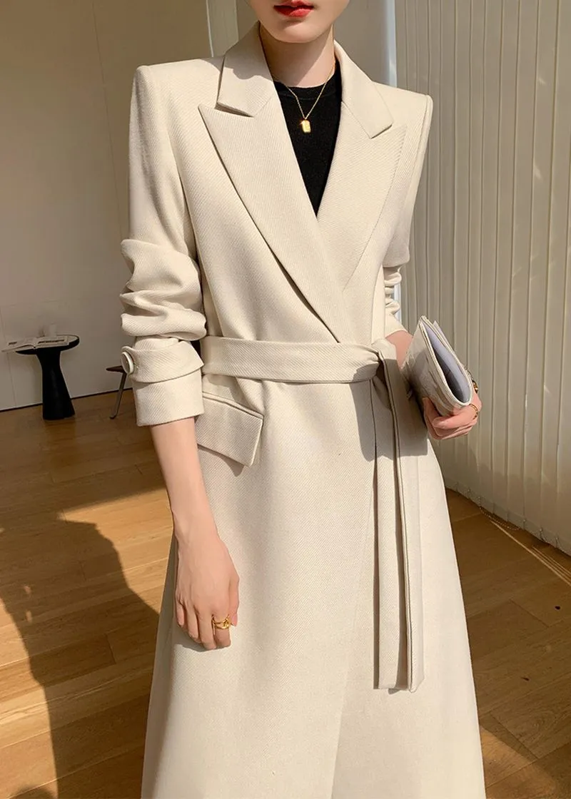 Double-Breasted Belt Trench Coat