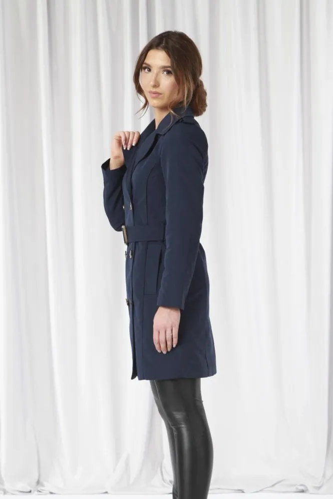 Double Second Fitted Trench Coat