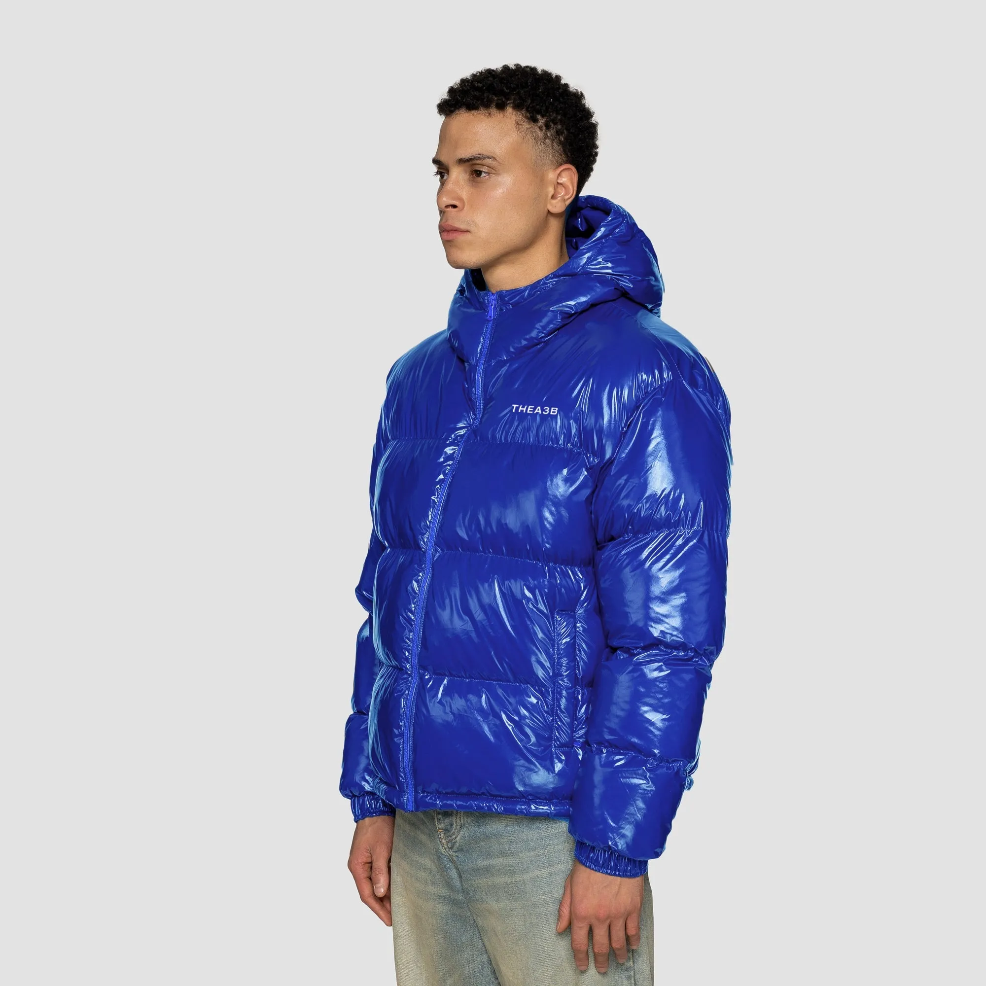 ESSENCE LOGO PUFFER SHINE - OCEAN