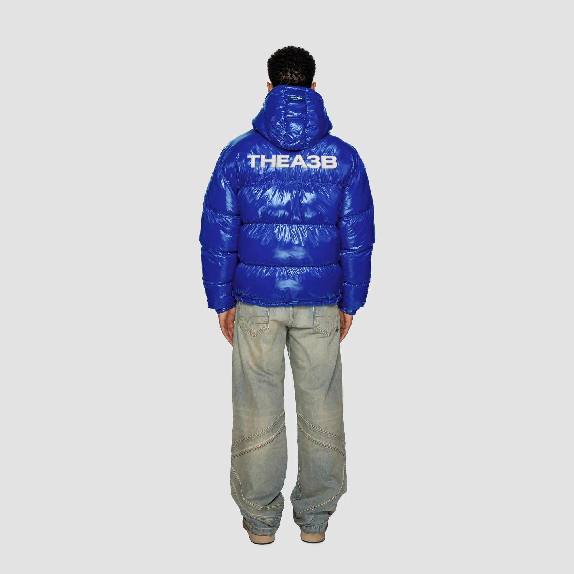 ESSENCE LOGO PUFFER SHINE - OCEAN