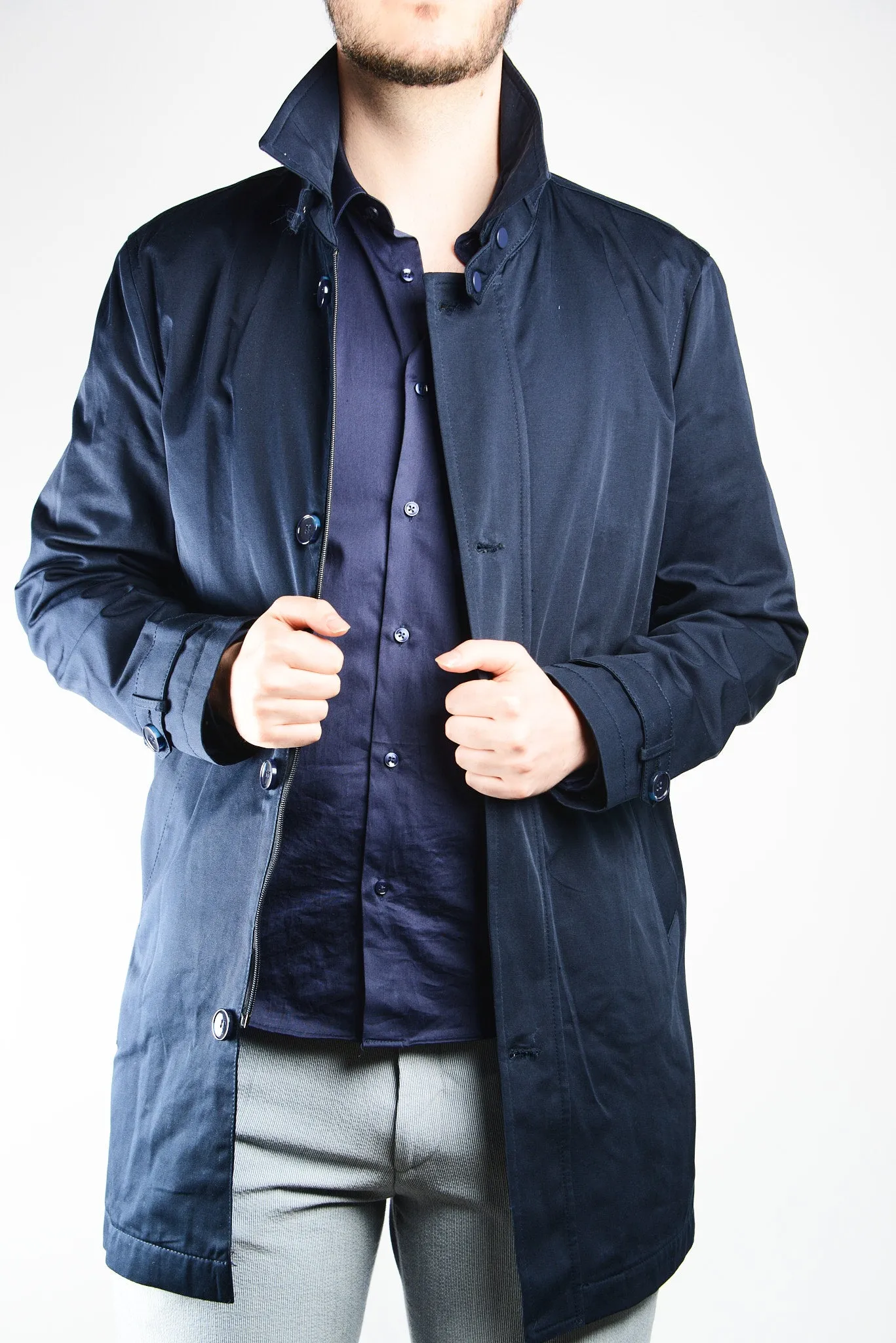 Euro Casual Lightweight Trench Coat