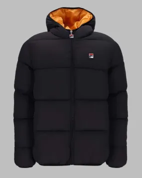 FILA HARRY Heavily Padded Puffer Jacket Black/Yam