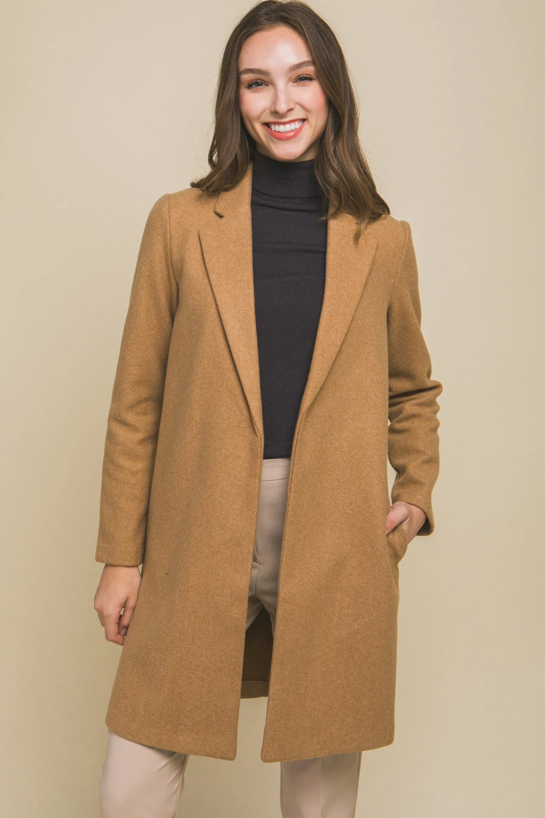 Fleece Long Lines Jacket - 2 Colors