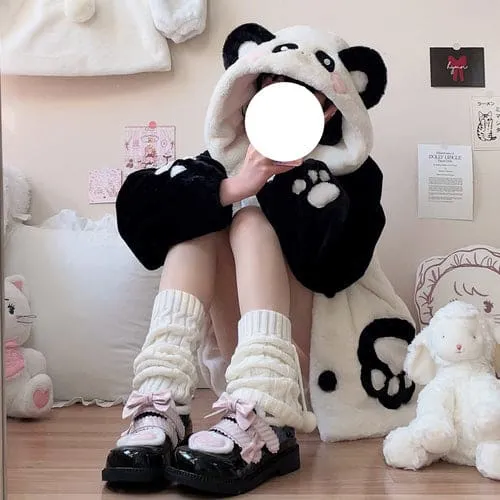 [Fully Payment Reservsation] Kawaii Sleepy Bear Cute Cat Winter Lolita Coat SP18408