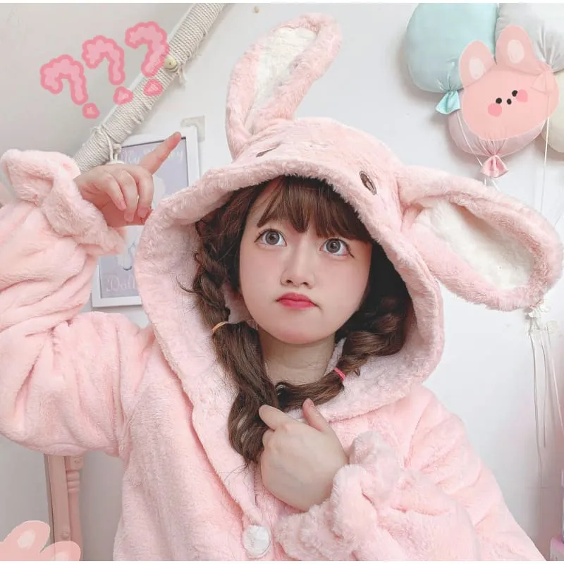 [Fully Payment Reservsation] Kawaii Sleepy Bear Cute Cat Winter Lolita Coat SP18408