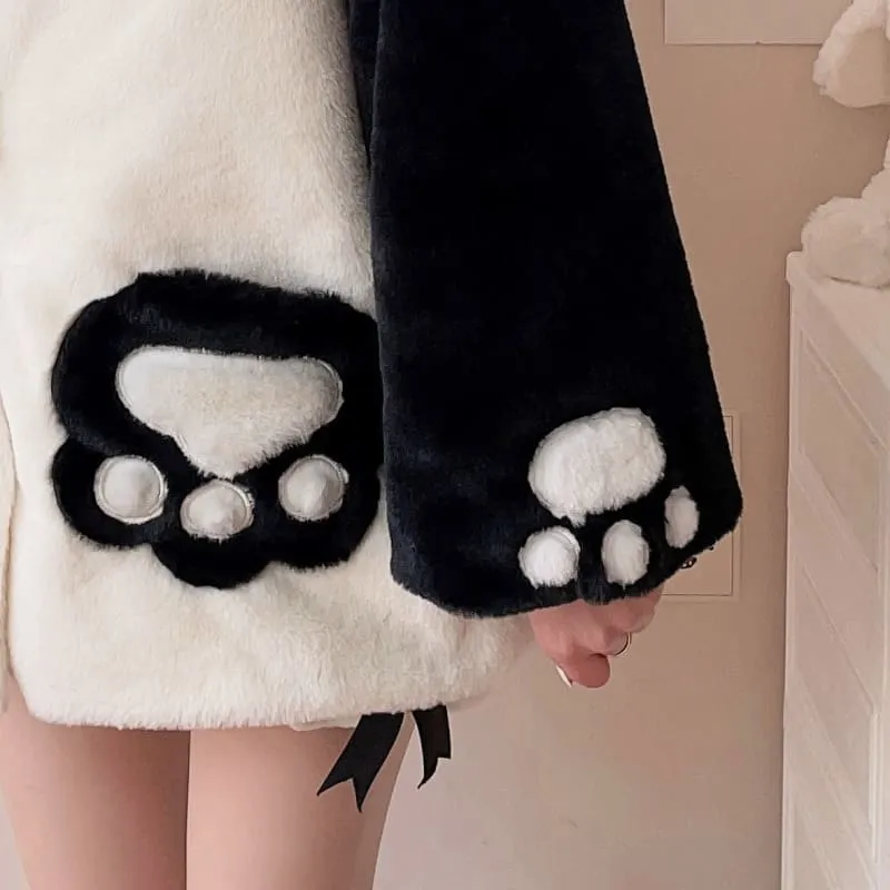 [Fully Payment Reservsation] Kawaii Sleepy Bear Cute Cat Winter Lolita Coat SP18408