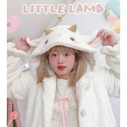 [Fully Payment Reservsation] Kawaii Sleepy Bear Cute Cat Winter Lolita Coat SP18408