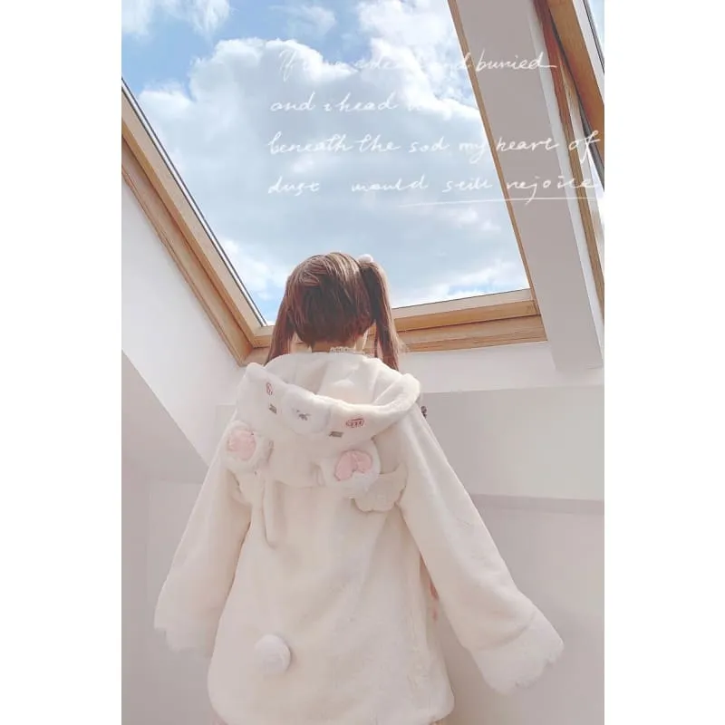 [Fully Payment Reservsation] Kawaii Sleepy Bear Cute Cat Winter Lolita Coat SP18408