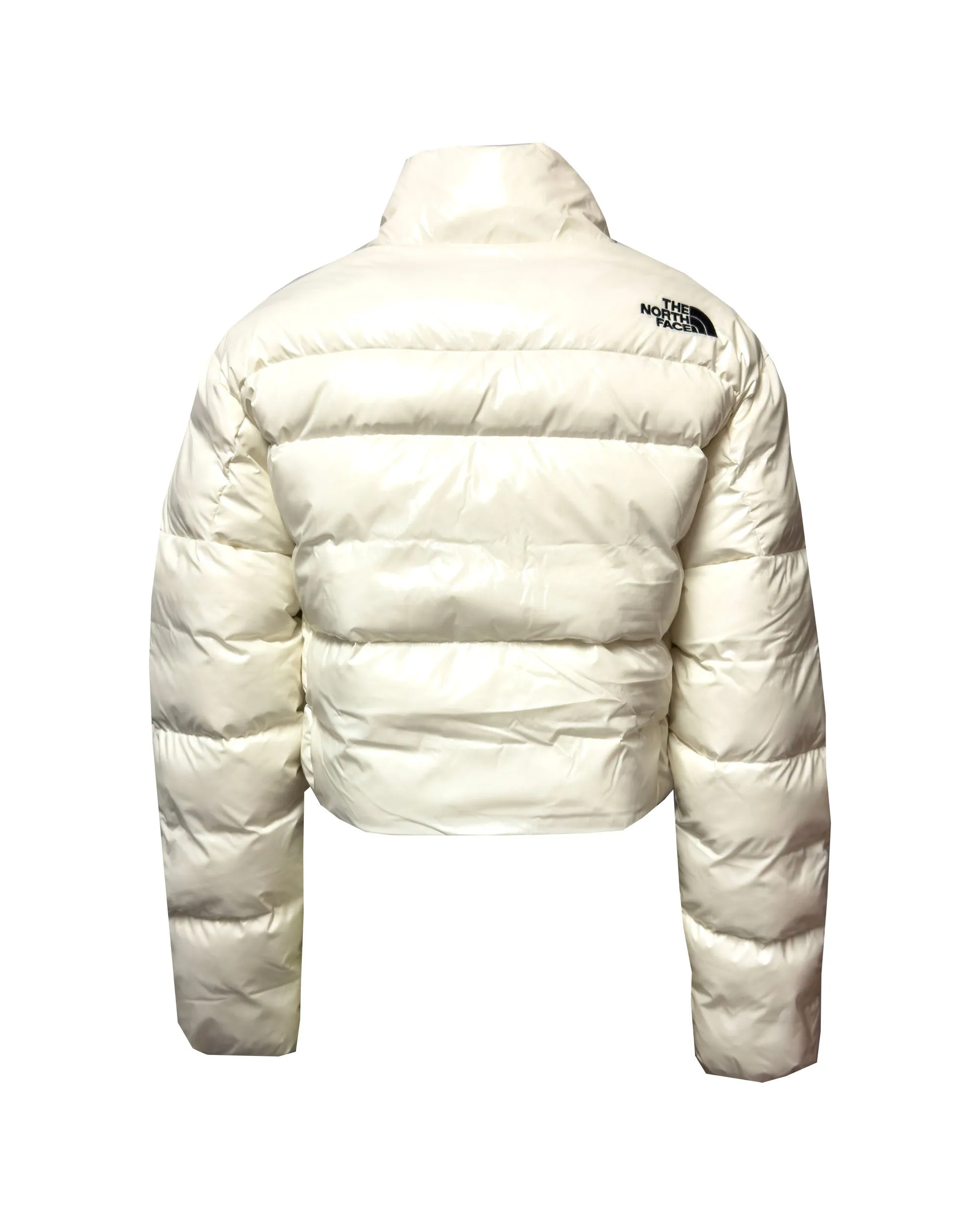 Giacca Donna Crop The Noth Face Rusta 2.0 Synth Ins puffer White Dune