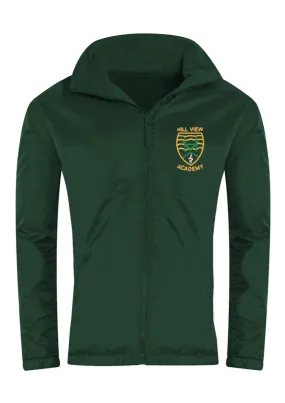 Hill View Academy - Sunderland Bottle Green Showerproof Jacket