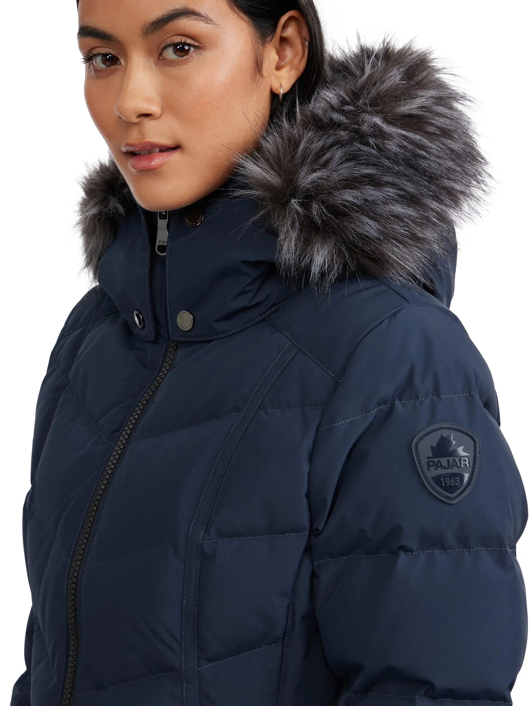 January Women's Quilted Puffer w/ Faux Fur