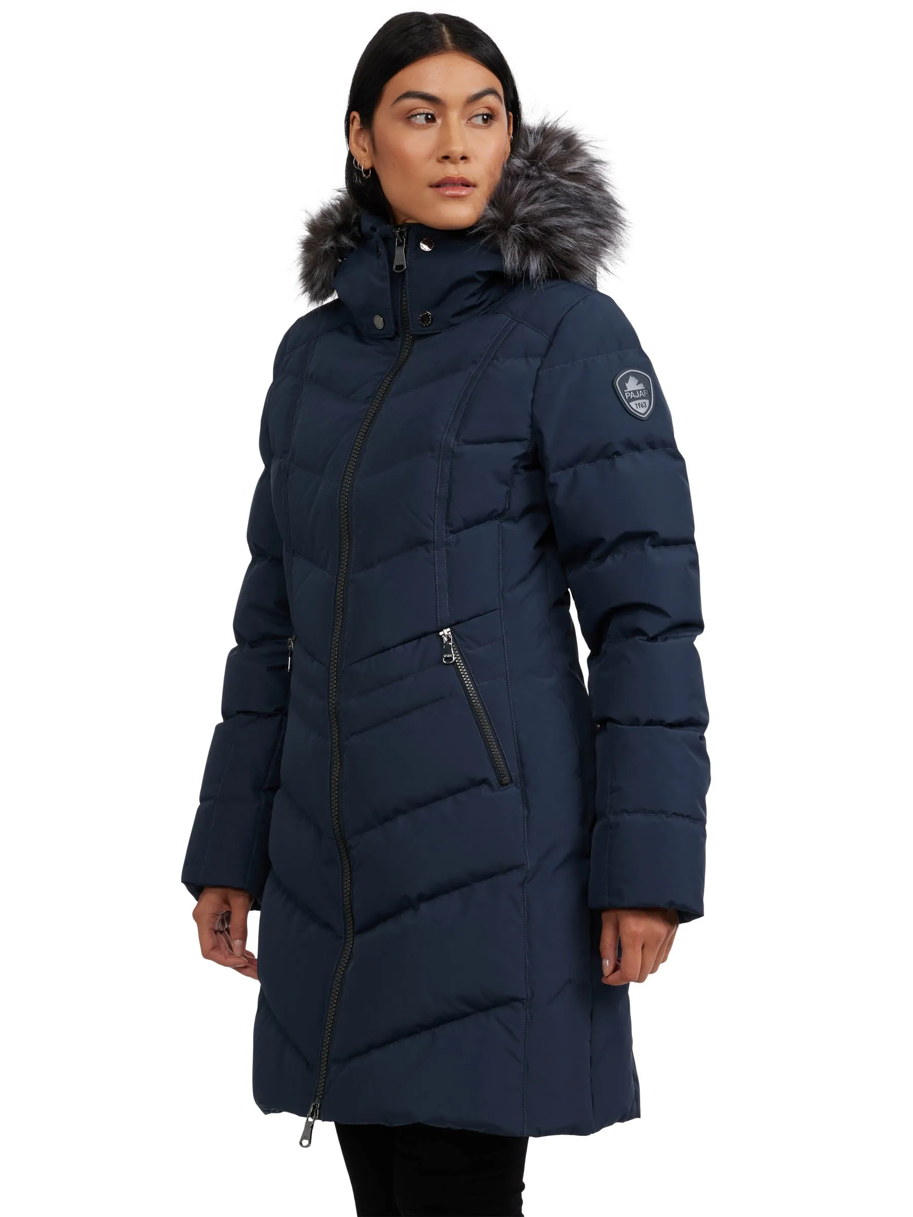 January Women's Quilted Puffer w/ Faux Fur