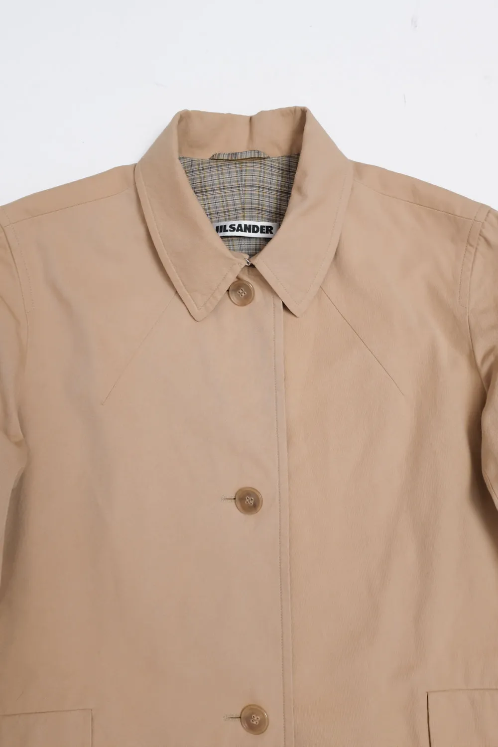 JIL SANDER CARAMEL LIGHT SHIRT JACKET