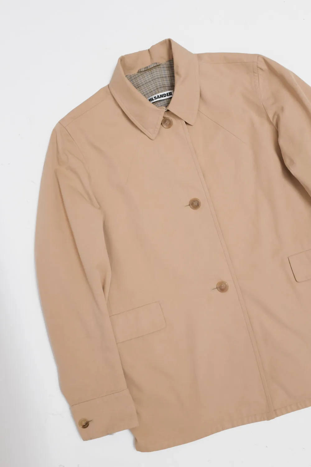 JIL SANDER CARAMEL LIGHT SHIRT JACKET