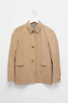 JIL SANDER CARAMEL LIGHT SHIRT JACKET