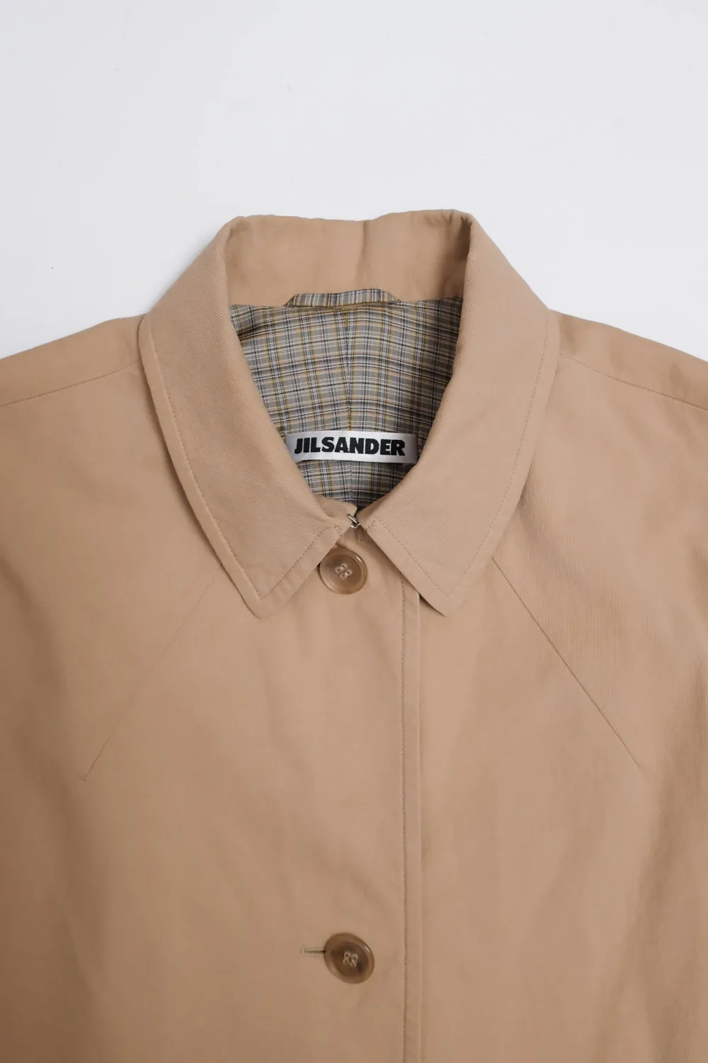 JIL SANDER CARAMEL LIGHT SHIRT JACKET