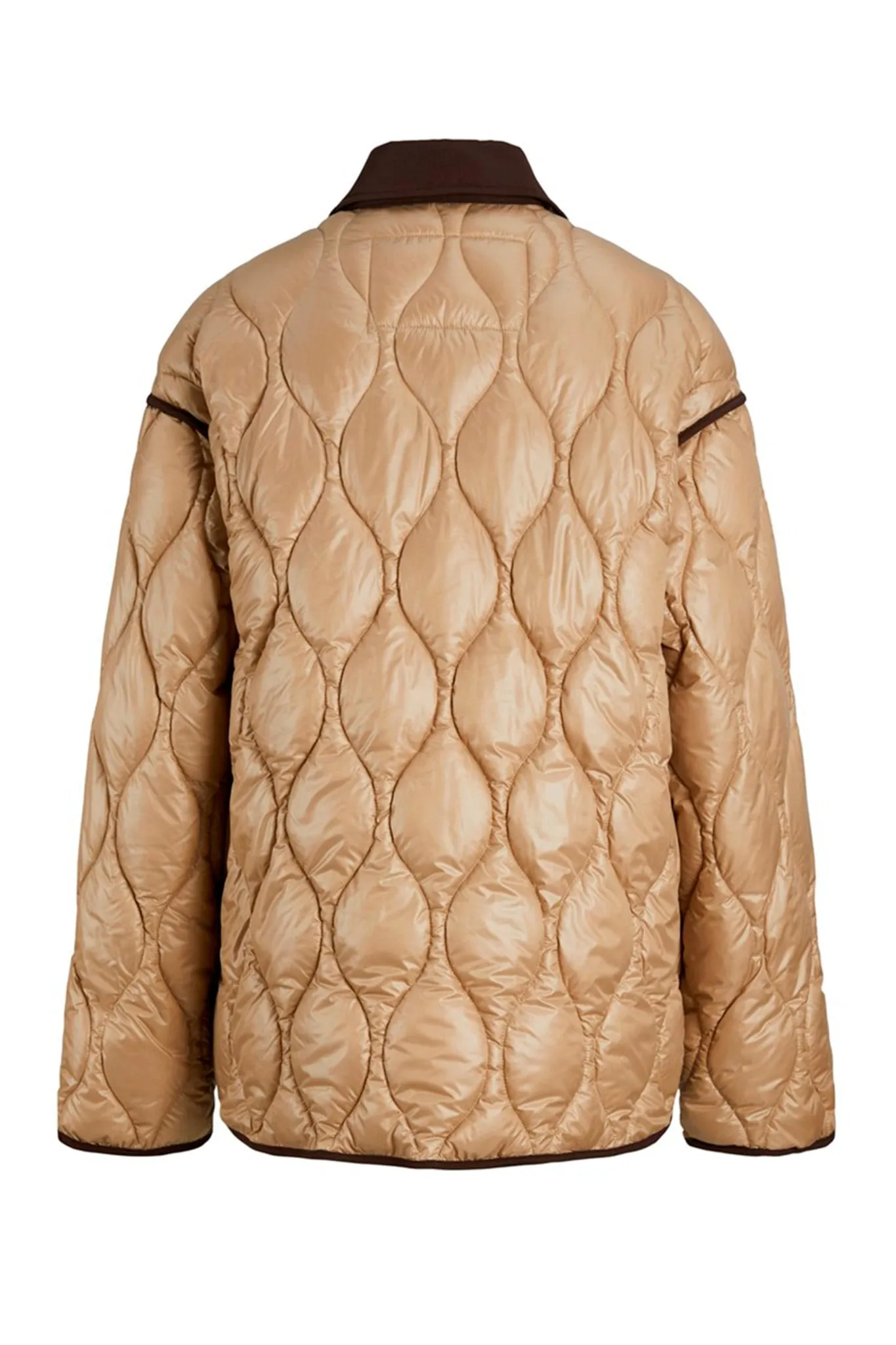 JXMari Quilted Jakke - Beige Brun