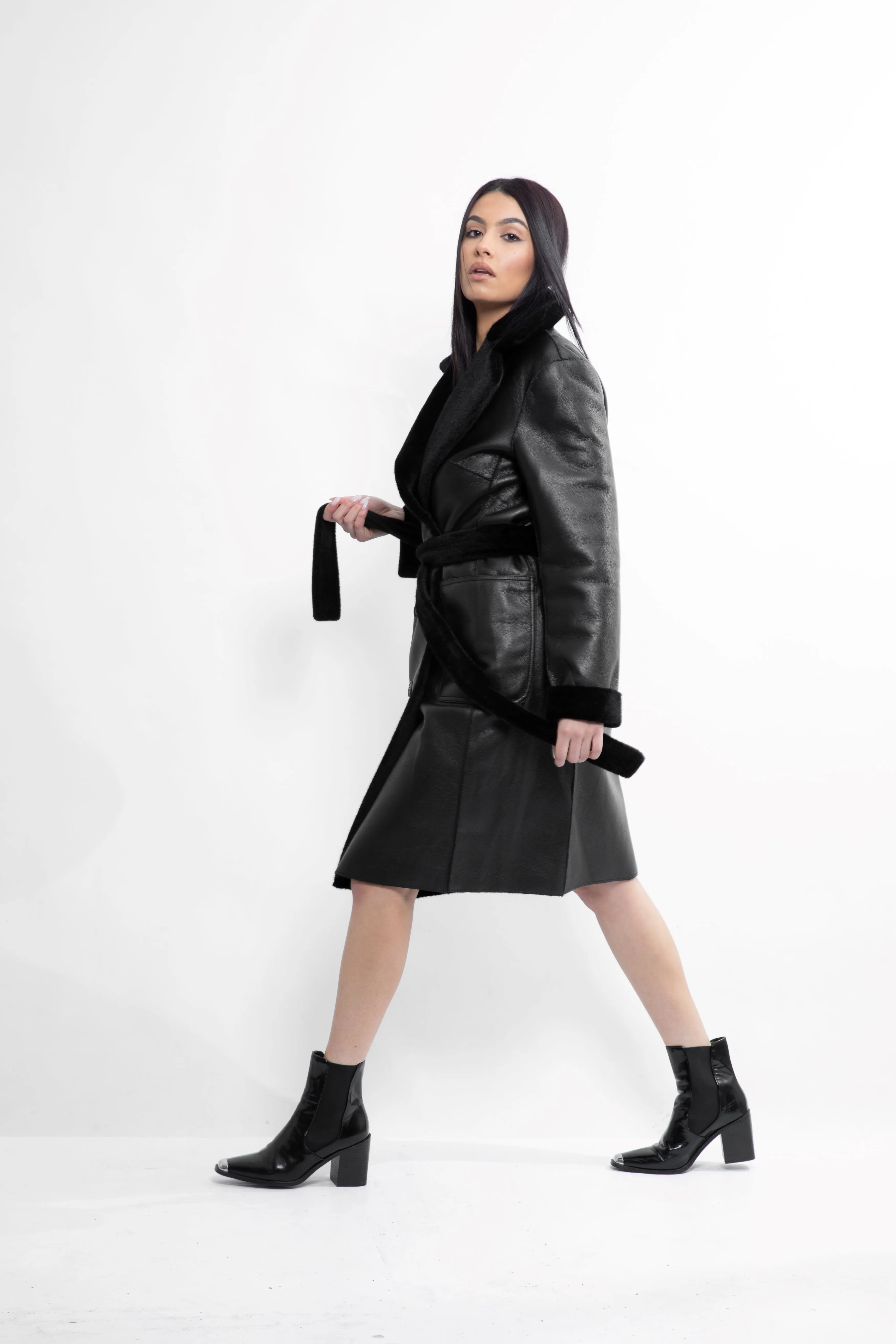 Kennedy Trench Coat Black