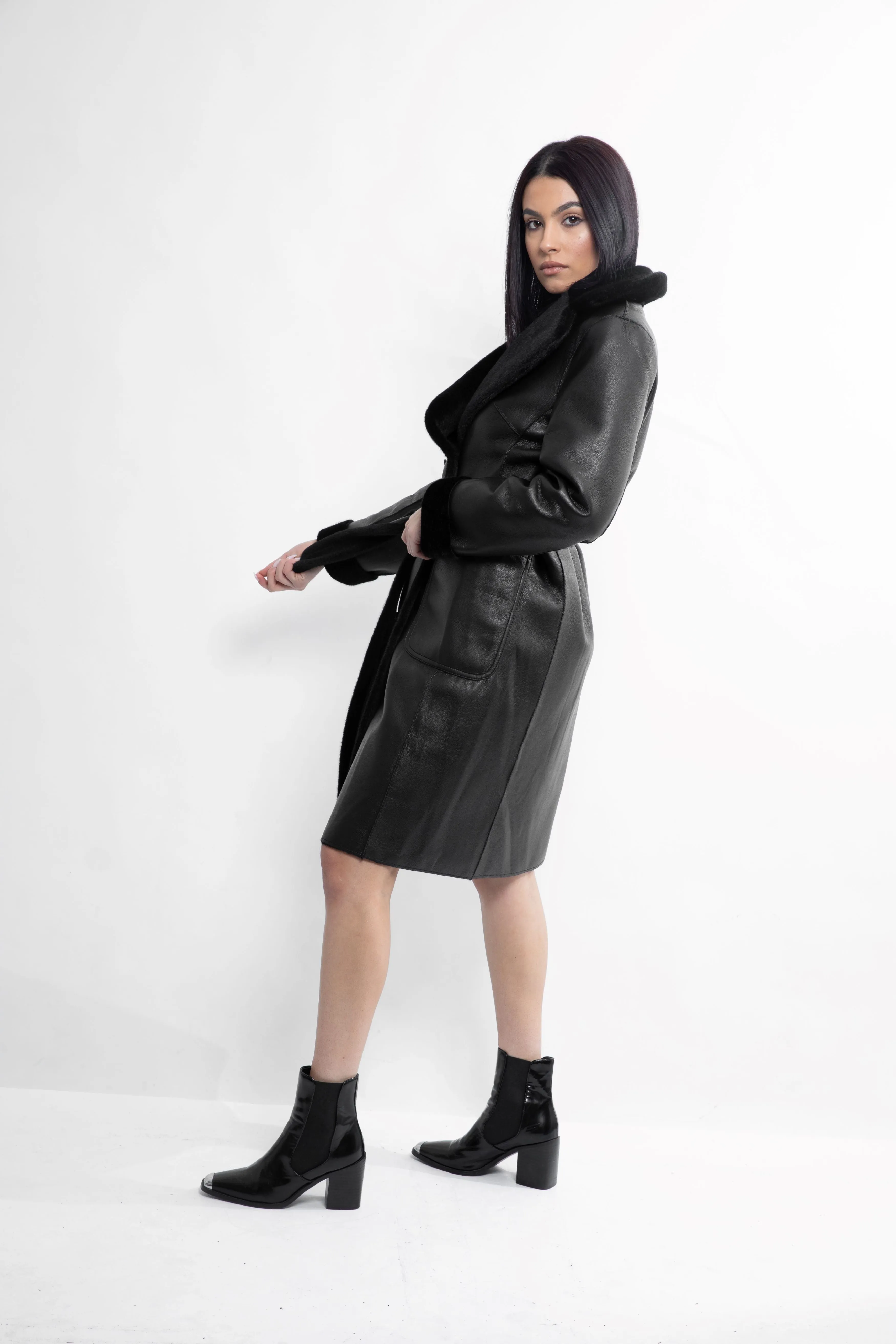 Kennedy Trench Coat Black