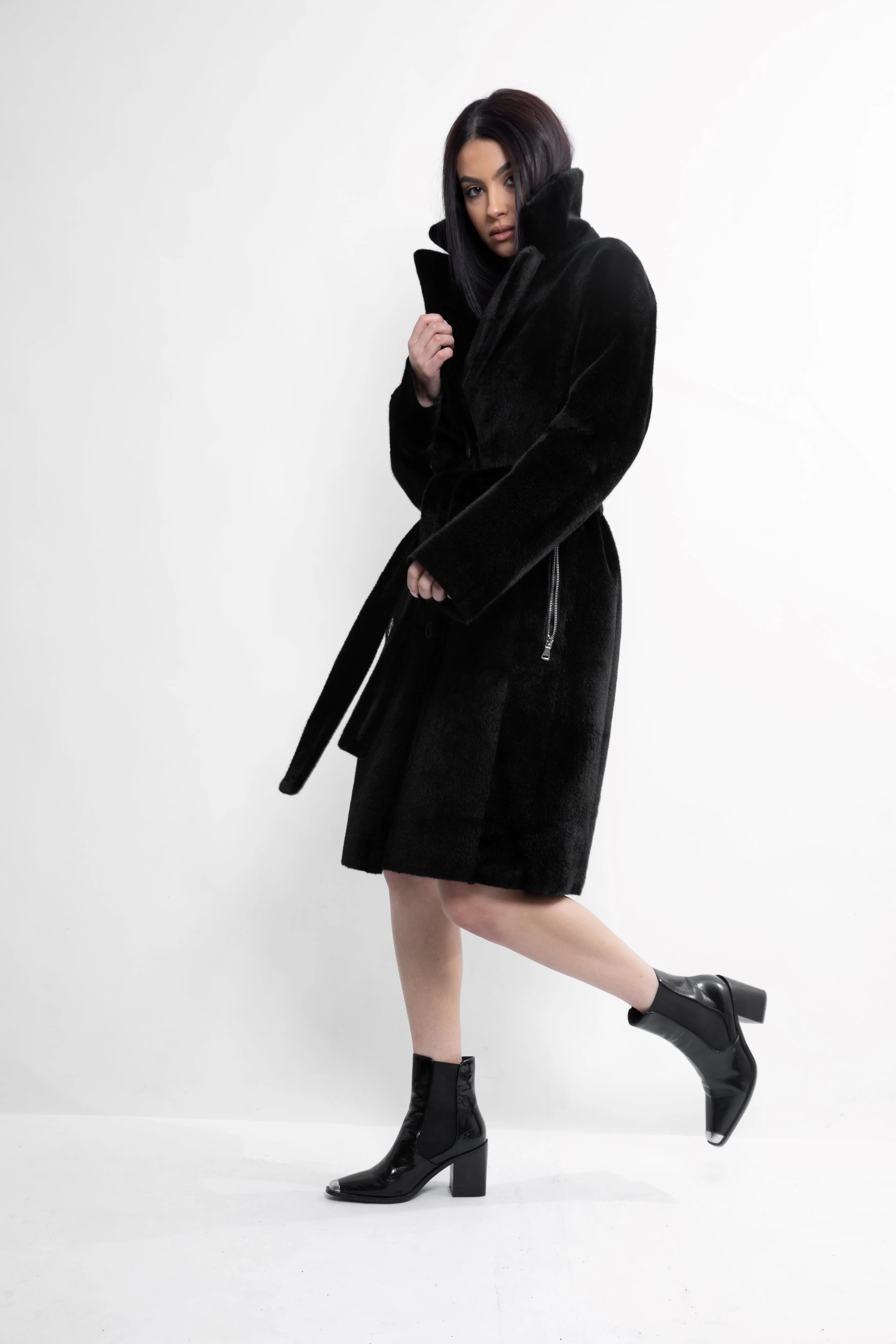 Kennedy Trench Coat Black