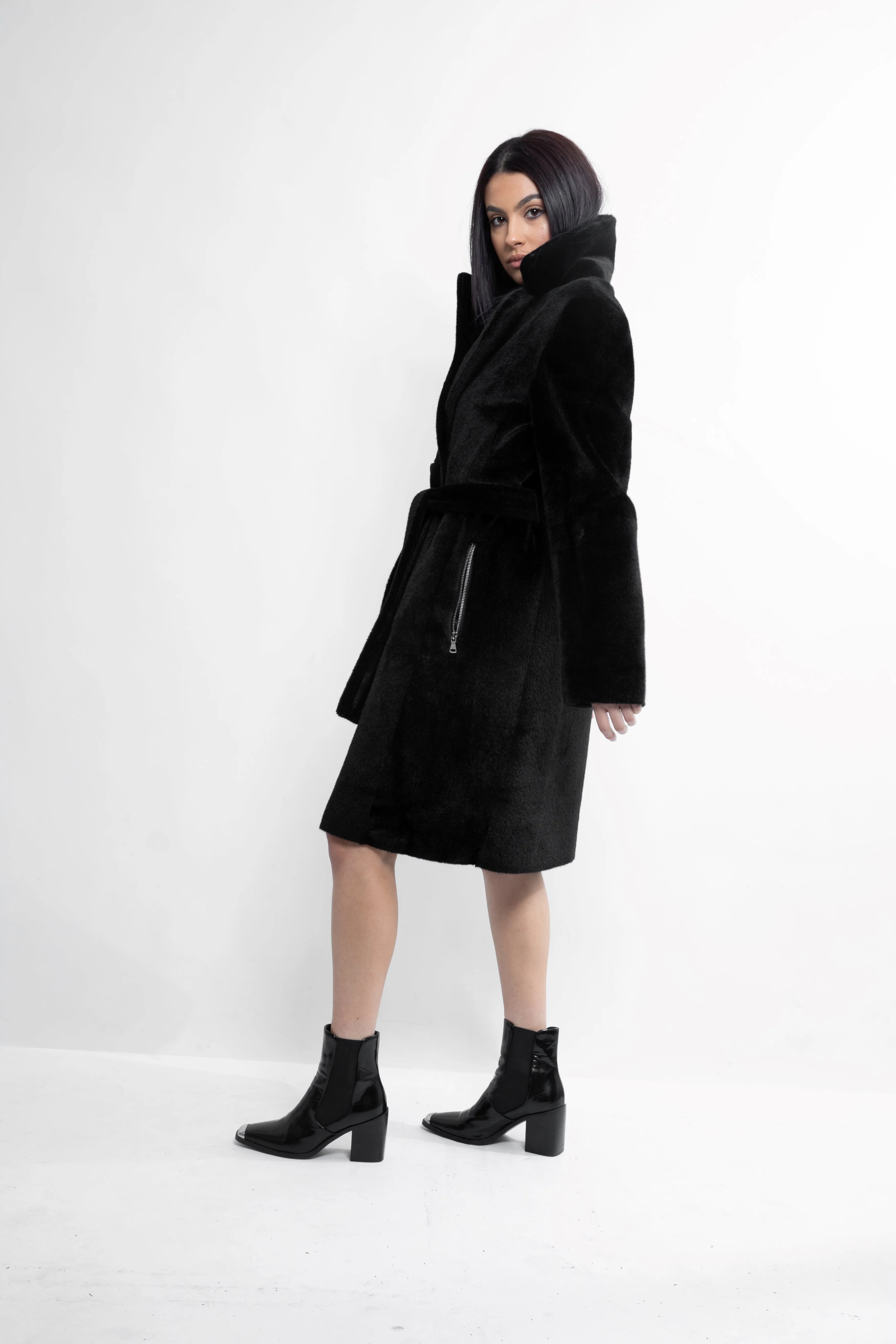 Kennedy Trench Coat Black