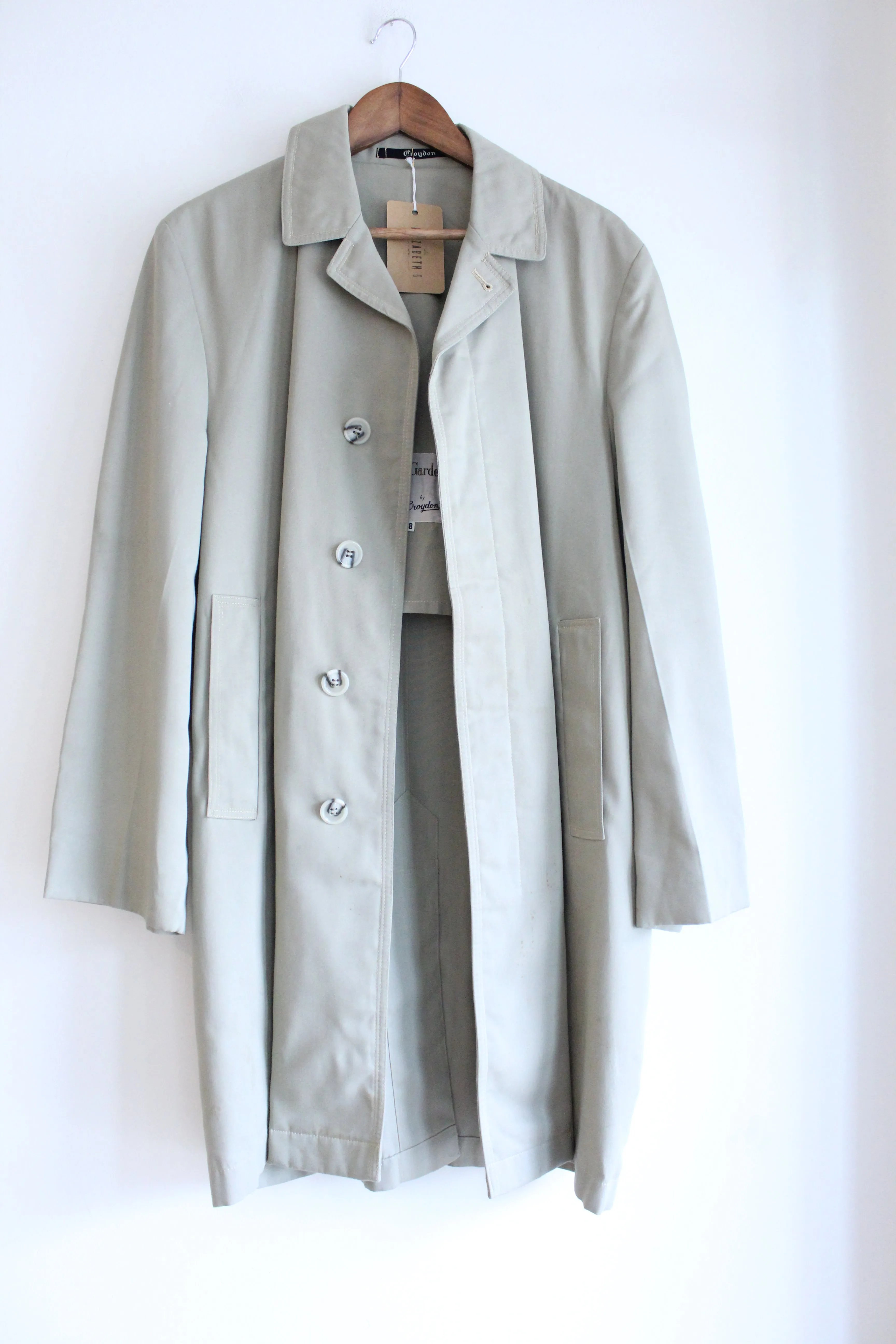 Khaki Vintage Trench Coat