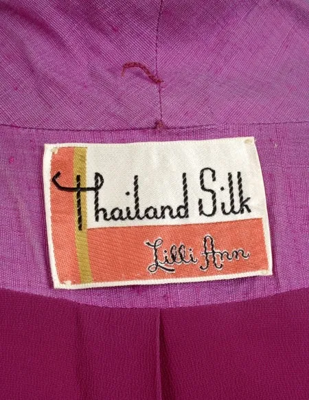 Lilli Ann Silk Moire