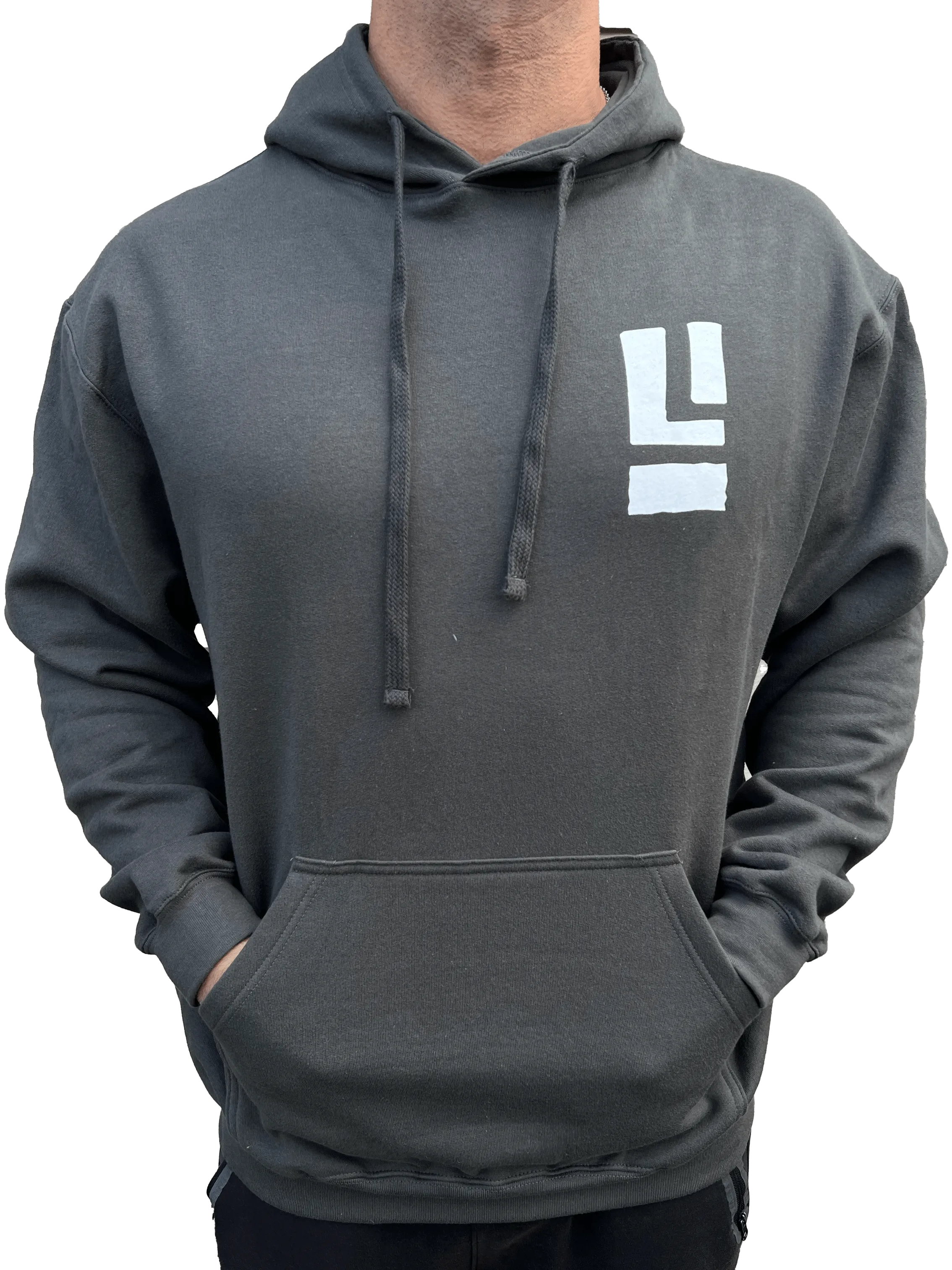 Long Island Strong Beach Wave Hoodie (Charcoal)