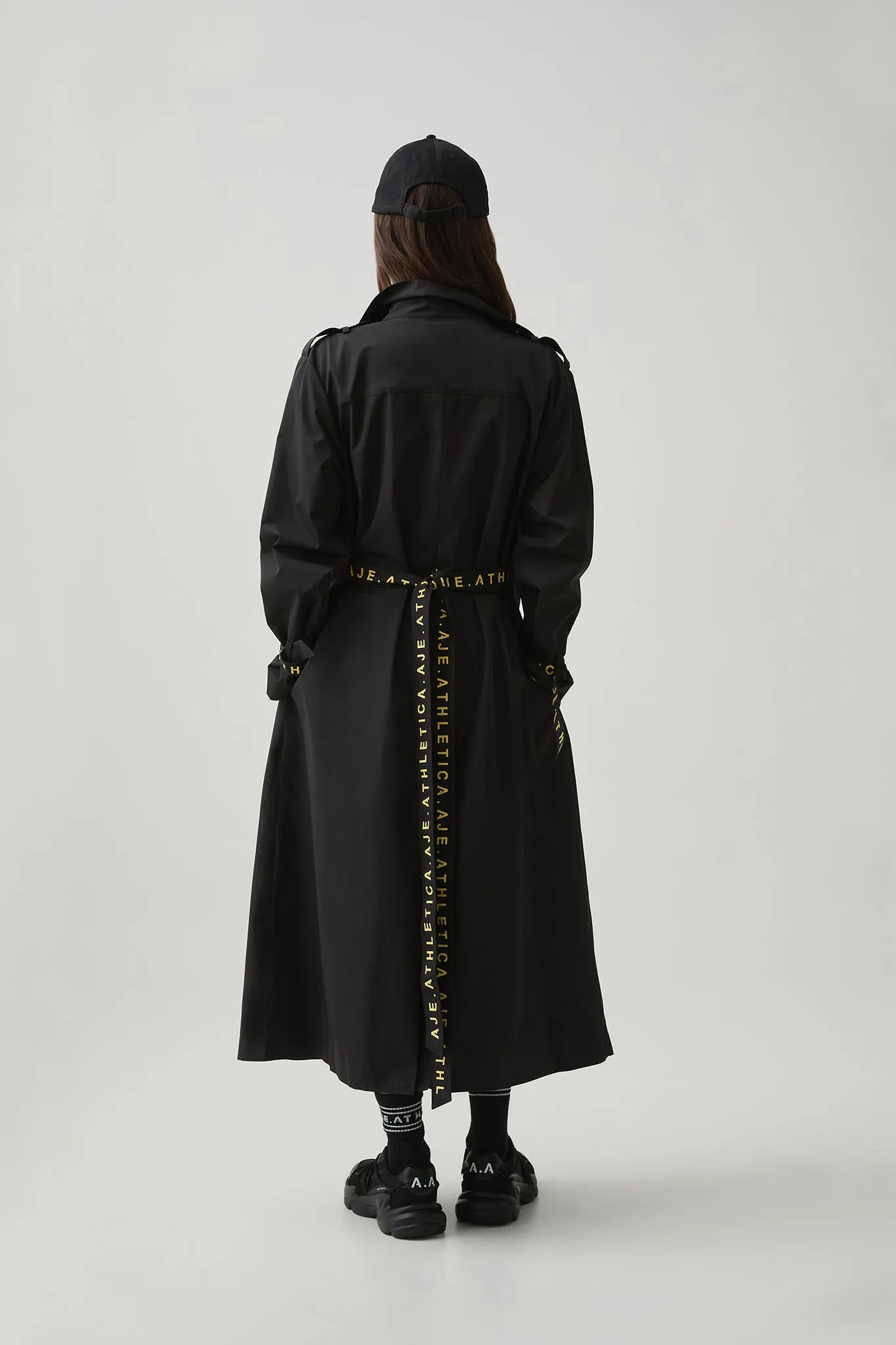 Longline Wrap Trench Coat 705