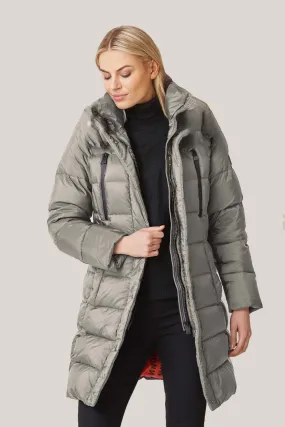 MADDY Down Coat with Removable Hood (No Fur) 2356