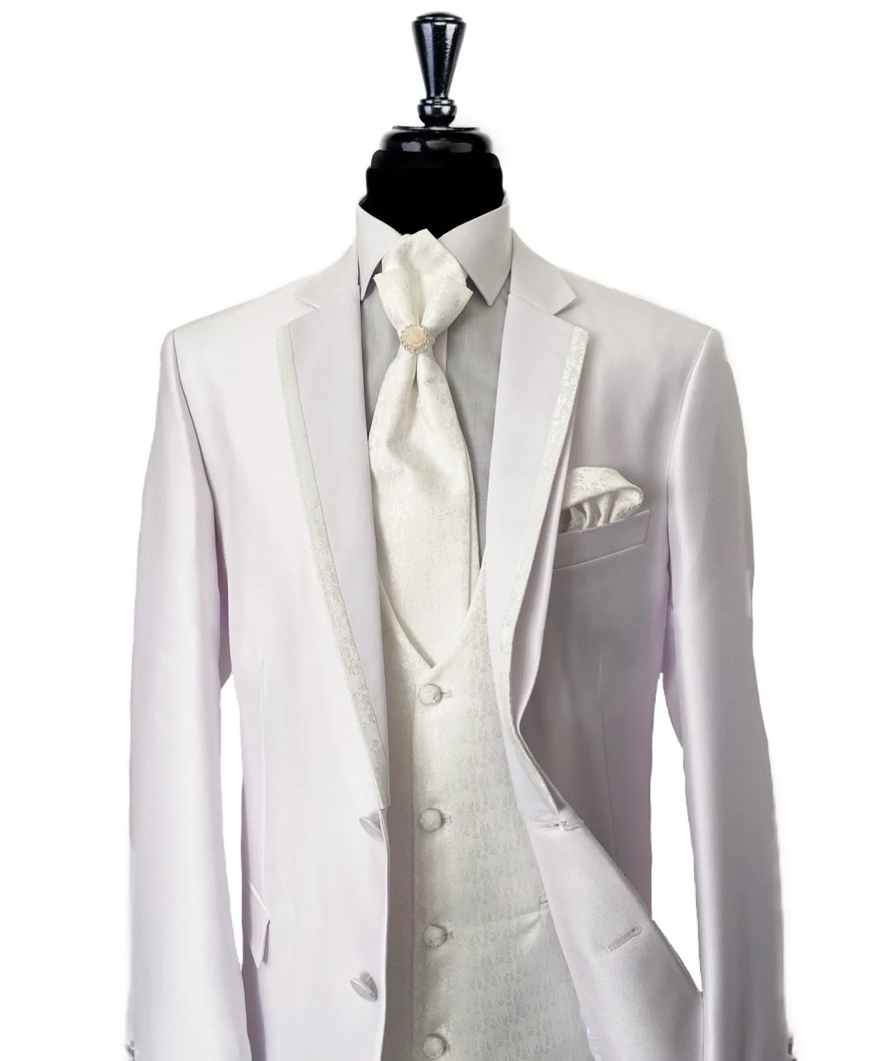 MAKROM Ivory 5 Piece Wedding Suit