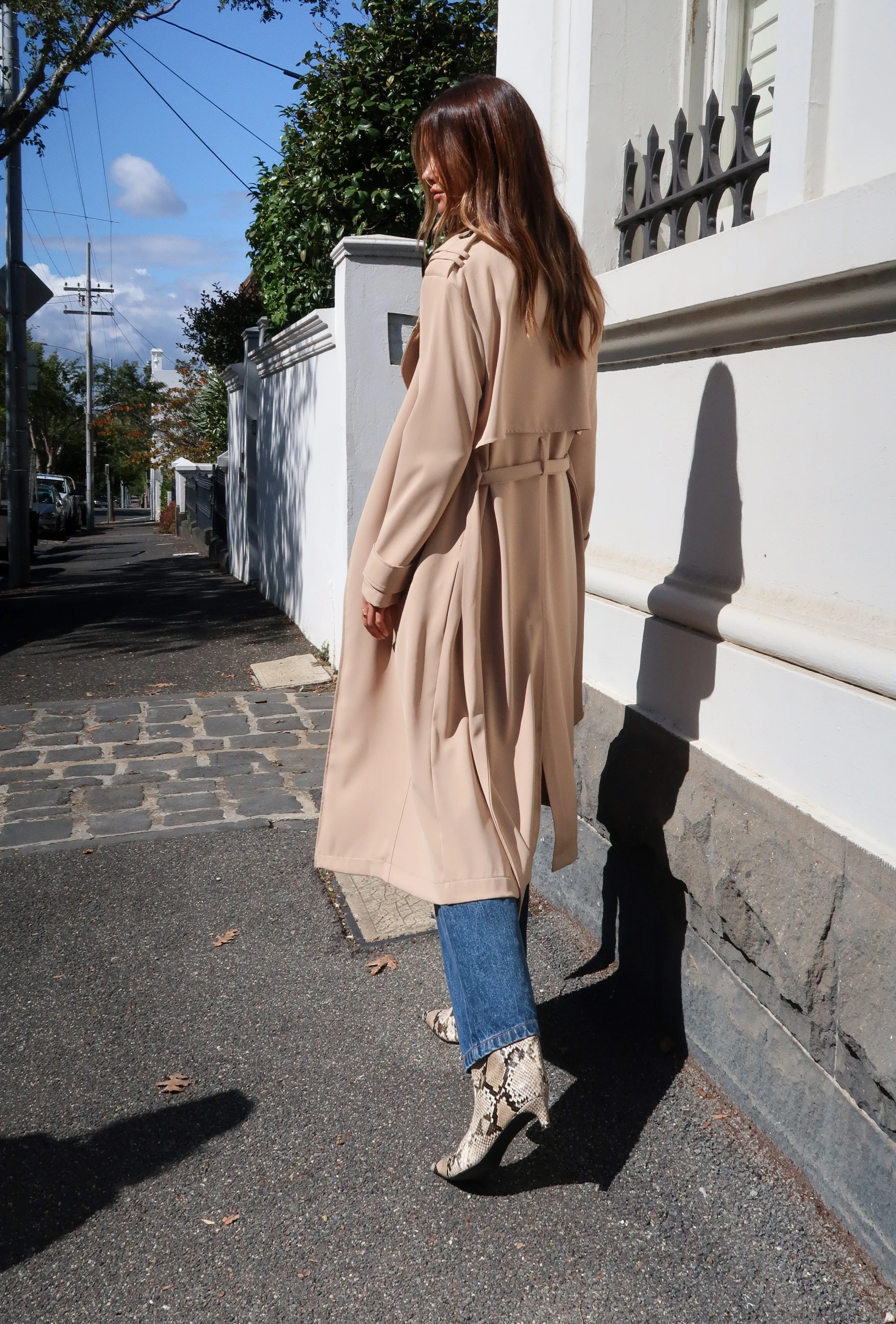 Marissa Trench Coat | Sand