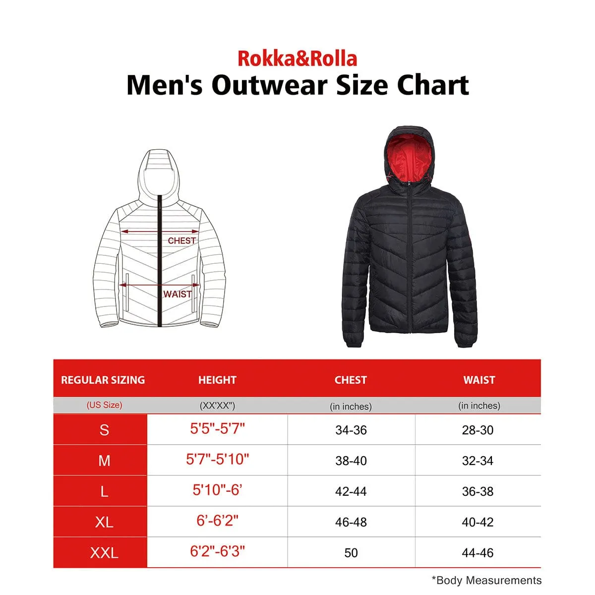 Men's Lightweight Padded Puffer Jacket