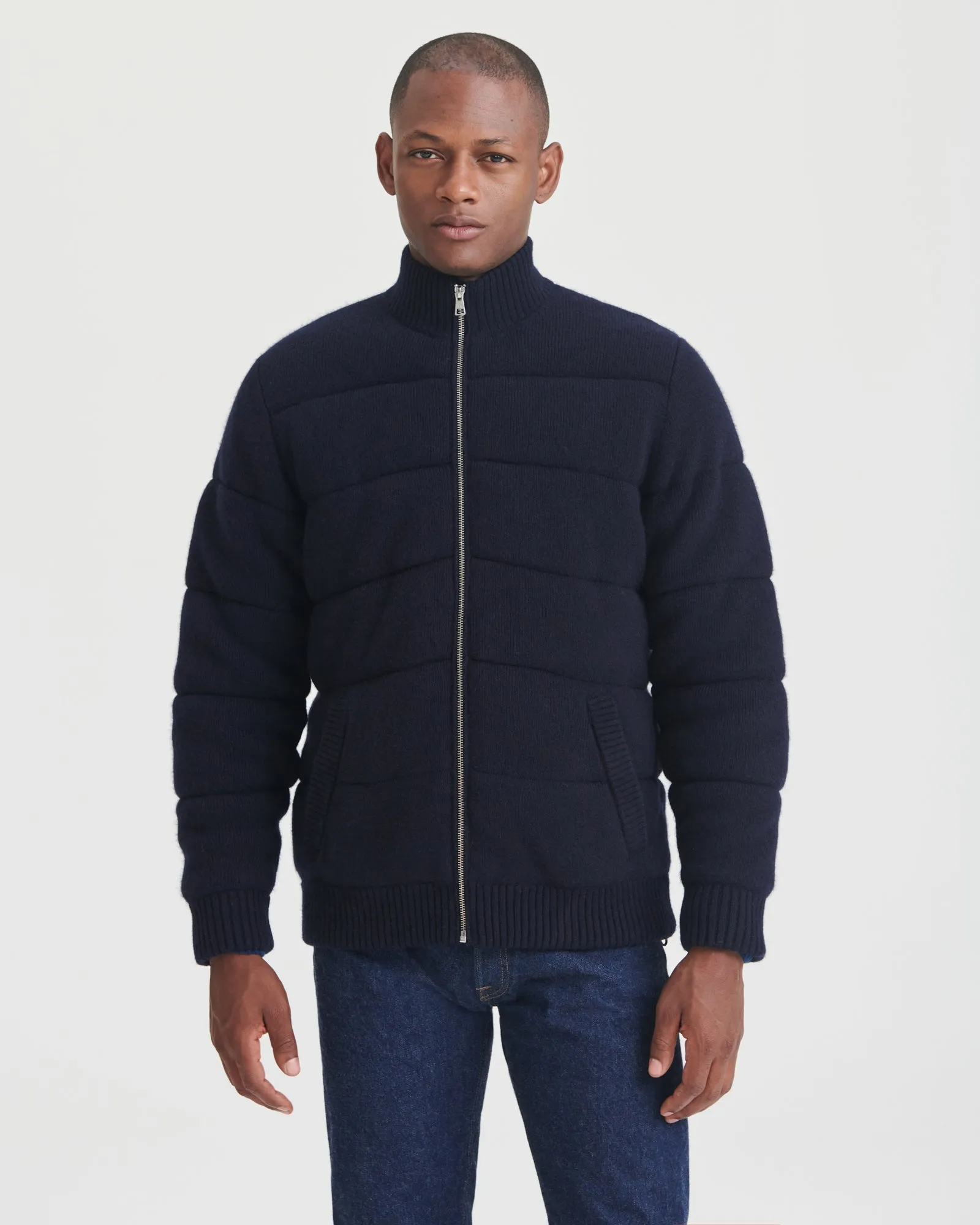 Merino Cashmere Puffer Jacket