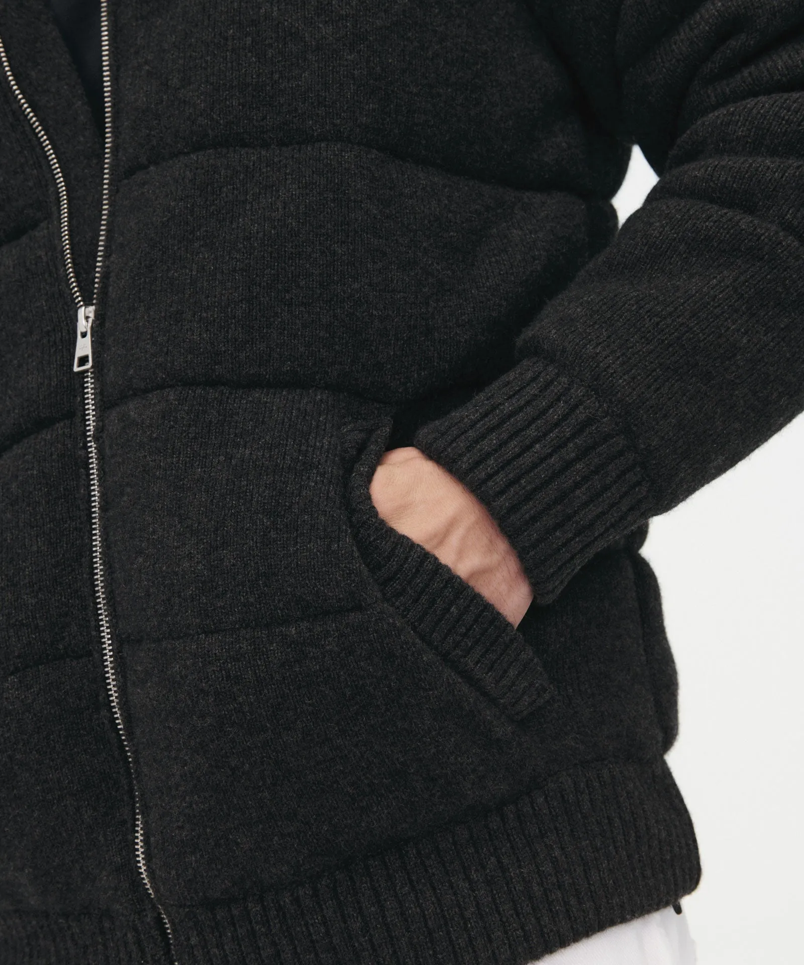 Merino Cashmere Puffer Jacket