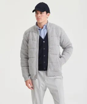 Merino Cashmere Puffer Jacket