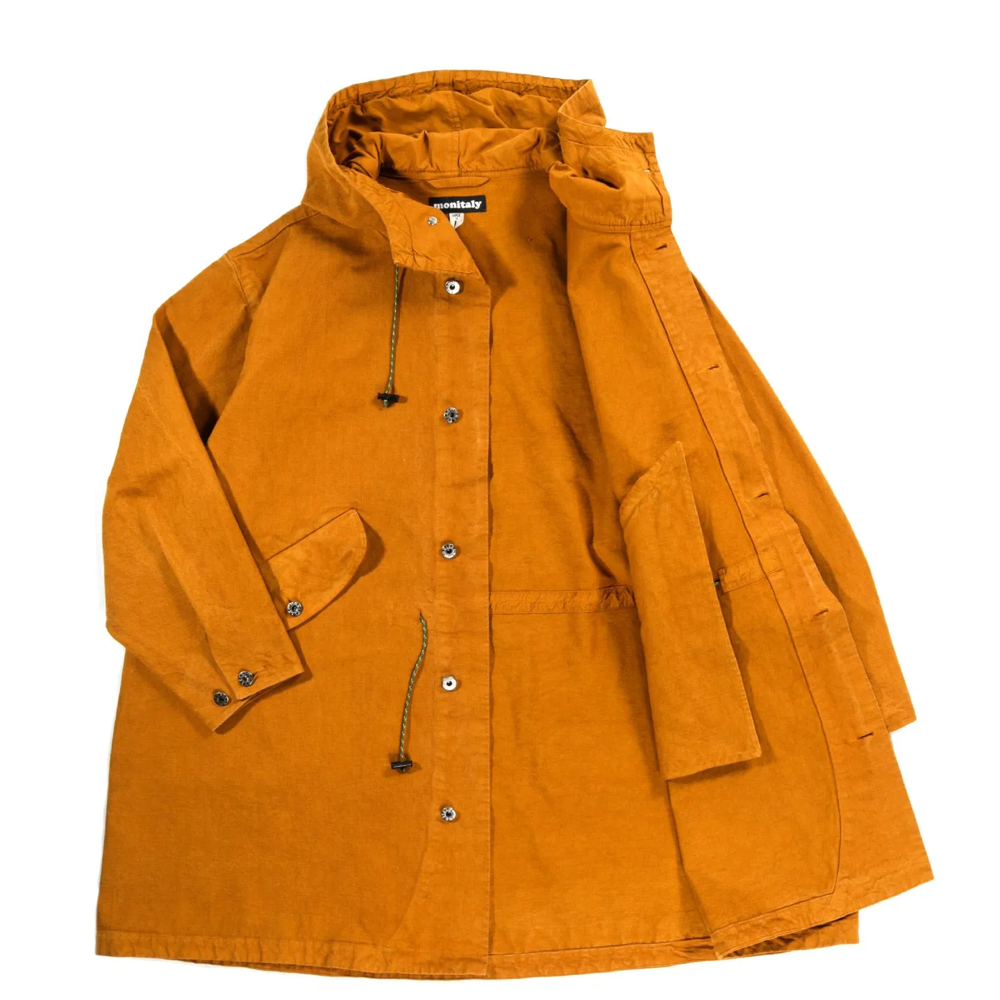 MONITALY CZECH COAT COTTON RIPSTOP MUSTARD