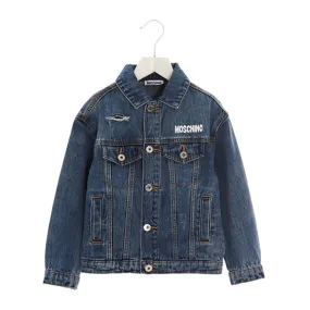 MOSCHINO KID TEEN Logo Print Jacket