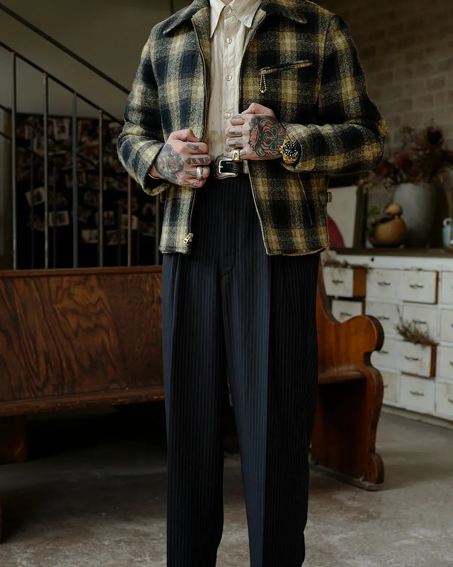 Mustard Plaid Sports Jacket